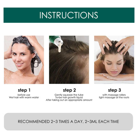 Anti-Hair Loss Serum Thinning Balding Treatment Oil Strengthen Hair Roots For Scalp Health Care Essence 20/30ml