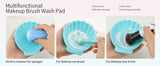 Docolor SHELL Silicone Brush Cleaner Make Up Washing Brush Gel Cleaning Mat Foundation Makeup Brush Cleaner Pad Scrubbe Board