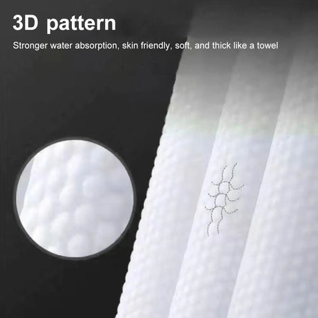 1 Set Disposable Pearl Pattern Makeup Cotton Wipes Soft Remover Pads Facial Cleaning Cosmetic Cotton Pads