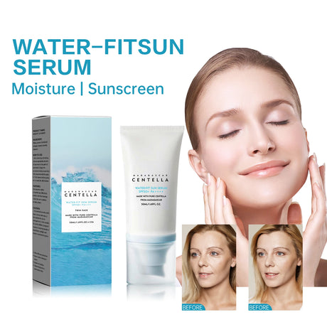 Facial Sunscreen 50+Solar Sunscreen Moisturizing and Moisturizing to Resist UV Radiation and Delay Photoaging