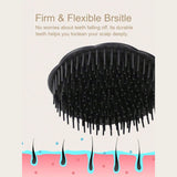 1 shampoo brush, scalp massage brush, dandruff cleaning brush