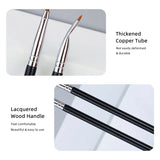 LOYBJ Bend Head Eyeliner Brush Eye Detail Makeup Brush Under Eyes Tear Trough Concealer Brush Women Fine Liner Beauty Maquiagem