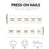 24pcs Upgrade Your Look With White Gradient Almond False Nails 1pc Nail File & 1Nail Glue Sticker Kit Nails