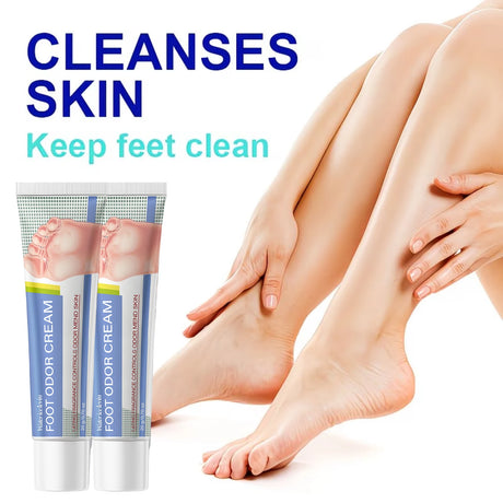 Foot Odor Control Cream - Long Lasting Fragrance, Moisturizing Foot Cream with Retinol & Collagen for Soft Feet