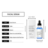 Copper Titanium Essence Hyaluronic Acid Serum For Sensitive Dry Moisturizing Brightening Soothing Face Skin Care Essence