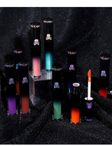 Matte Vampire Black Purple Lipstick Waterproof Long Lasting Lip Gloss Halloween Christmas Moisturizing Pigmented Lip Makeup