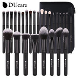 DUcare Black Makeup Brush Professional Makeup Eyeshadow Foundation Powder Soft Synthetic Hair Makeup Brushes Brochas Maquillaje