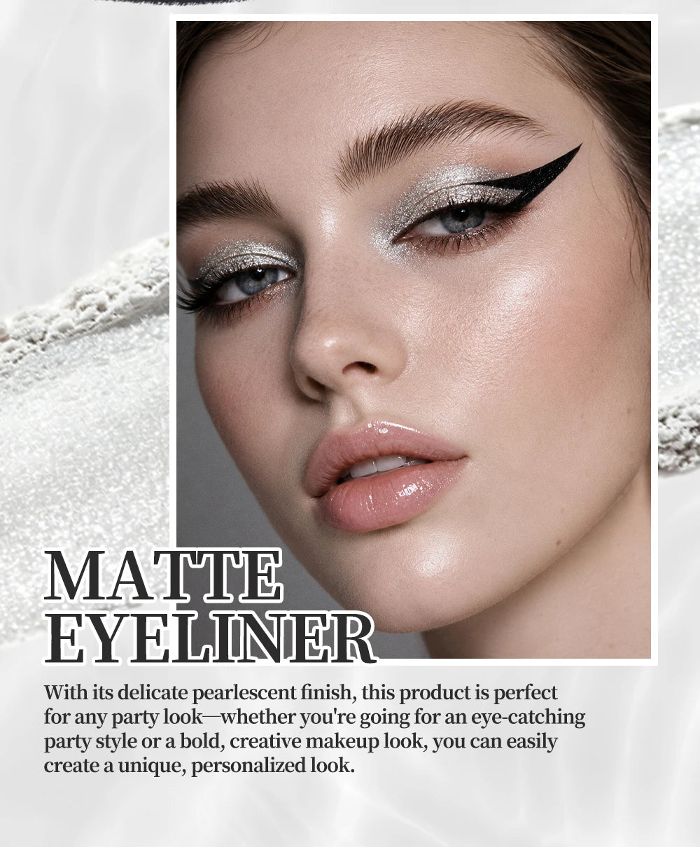 ART VALUE Creamy Texture Matte Eyeliner Pencil Easy Coloring Sweat Proof Eyeshadow Pencil Long Lasting Shimmer Eyeliner Makeup