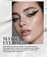 ART VALUE Creamy Texture Matte Eyeliner Pencil Easy Coloring Sweat Proof Eyeshadow Pencil Long Lasting Shimmer Eyeliner Makeup