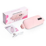 5 Modes Electric Heating Vibration Waist Massage Belt Smart Warm Palace Women Menstrual Heating Pad for for Cramps Period Relief