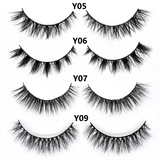 Half Lashes Mink Eyelashes Fluffy Soft False Eyelashes Wispy Cross Mink Eye Lashes Natural Short Mink Eyelash Extension Makeup