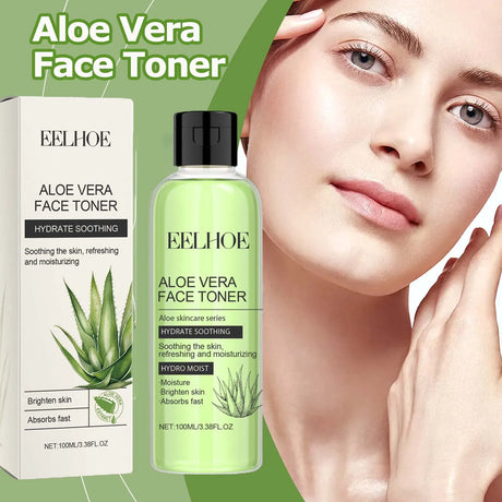 100ml Aloe Vera Toner Tonic Hydration Oil Control Refreshing Rejuvenation Smooth Facial Moisturizing Toner Serum Skin Care New