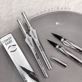 Natural Hair-Like Strokes Eyebrow Pen COAST BABY 2 Forks Tip Waterproof Long Lasting Smudge Proof Brow Pen