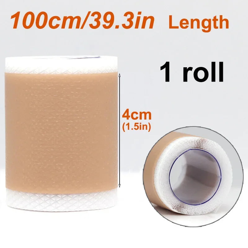 Silicone Scar Sheets - Reusable Scar Tape for Keloid, C-Section, Surgery, Burn, Acne - Waterproof, Hypoallergenic, Latex-Free