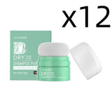 Matte Dry Shampoo Puff Instant Oil Control Lift Root Fluffy Hair Refresh Scalp Portable Matte Finish Hair Care Dry Hair Powder