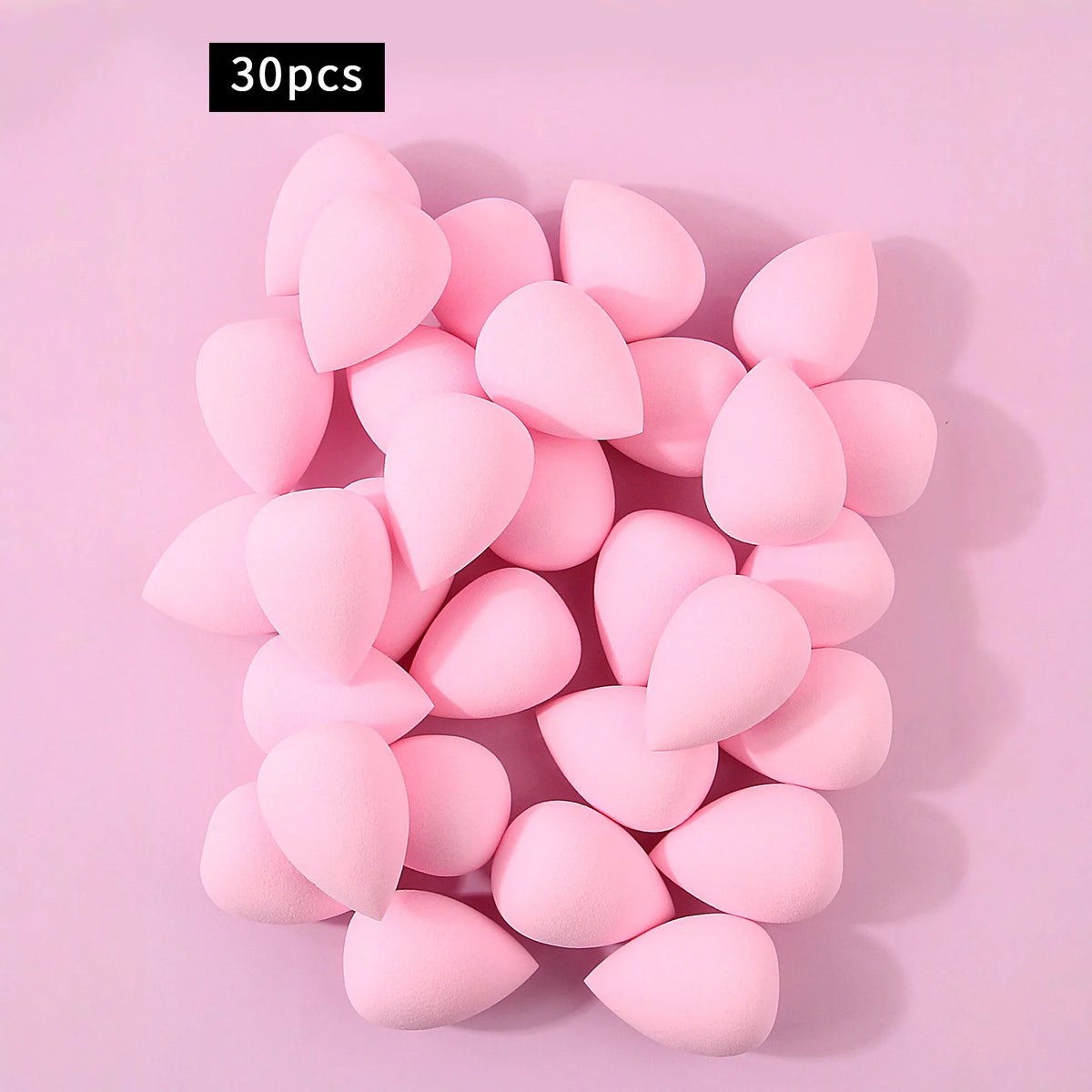 100/50/30/25/20/12PCS XL Super Affordable Large Soft Makeup Sponge Beauty Egg Set, No Powder Sticking Portable Makeup Tool
