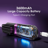 Wireless Electric Hot Comb Straight Hair Straightener Comb Straightening Brush Negative Ion Anti-Scalding Styling Tool