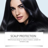 Black Hair Colouring Shampoo 3 in 1 Natural Herbal Essence Instant Colouring Shiny Hair Dye Shampoo Cleaning Nourishing Hair for Covering White