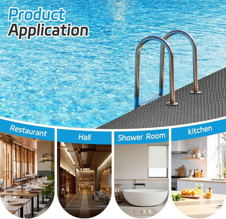 Waterproof Non Slip Floor Mats Plastic PVC Kitchen Bathroom Outdoor Pool Dirt Resistant Foot Mats Carpet For Home