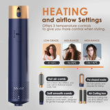 5 in 1 Hair Styler Powerful Fast Drying Ionic Hair Dryer High Speed Hot Comb Brush Set Professional Hair Straightener