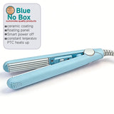 3-in-1 Curling Iron Hair Styler Clips Flat Crimper Professional Styler Styling Tools Waver Brush Waver Straightener Hair Curler