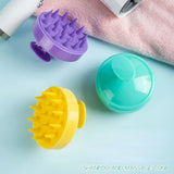 Silicone Shampoo Brush Scalp Antipruritic Massage Hair Washing Combs Body Cleansing Exfoliator Bathing Brushes Hairdressing Tool