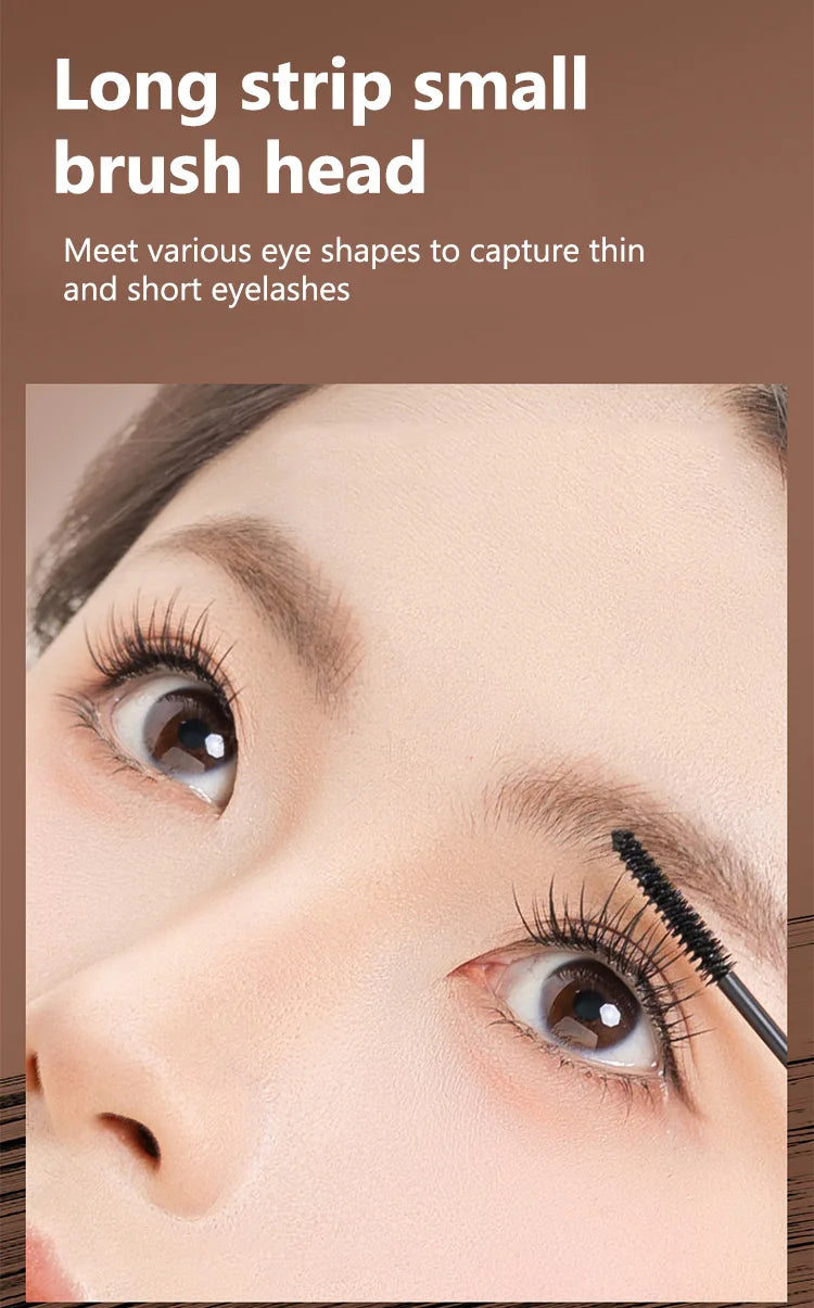 GECOMO Butterfly Flying Volume Mascara Curl Long-lasting Makeup Thin Brush Eyelash Primer Shape
