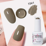 Clou Beaute Grey Color Nail Gel Polish Full Coverage Nail Polish Dark Red Gel Lacquer Varnish Vernis Semi Permanent Nail Art