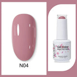 Clou Beaute Gel Color Hema TPO Free 15ml Gel Nail Varnish Soak Off UV Gel Polish Nail Art Manicure Lacquer Nail Art Jelly Gel