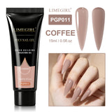 LIMEGIRL 25Colors Poly Extension Nail Gel For Nails Art Acrylic Manicure Design UV Varnishes Semi Permanent Quick Extension Gel