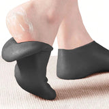 2pcs silicone foot care socks,exfoliating,moisturizing,and crack resistant socks,suitable for use when feet are dry and cracked.
