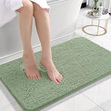 Bathroom Rugs 30x20, Extra Soft Absorbent Chenille Bath Rugs, Rubber Backing Quick Dry, Machine Washable Bath Mats for Bathroom