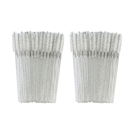 ANNAFRIS 50Pcs  Disposable Eyelash  Brush Soft Head Crystal Eyebrow Brush Lash Extension Brush  Mascara Wand Makeup Tool