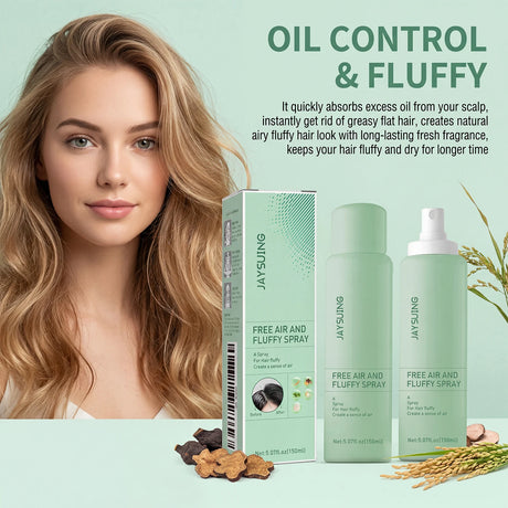 Volumizing Dry Shampoo Spray Oil Control Refreshing No Wash Instant Volume Lightweight Fluffy Root Lift Hair Mist All Hair Types