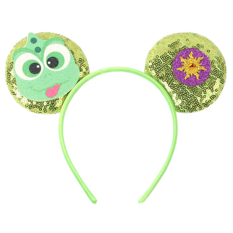 Newest Festival Party Cosplay Mouse Ears Headband 3.3" Ears Glitter Hairband Without Bow For Boys DIY Cartoon Hair Accessories