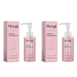 Collagen Makeup Remover Oil Jojoba Oil Makeup Remover Deep Cleansing Pore Dirt Gentle Daily Emulsifying Facial Cleanser Cosmetic