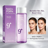 NAD+PDRN Glow Boosting Toner, Firming, Hydrating, Elasticity, Fade Fine Lines, Skincare Moisturizing Essence for Dry Skin, 120ML
