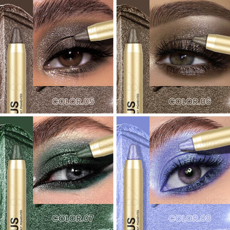 Pearlescent Green Color Highlighting Eyeshadow, Soft And Smooth Texture, Exclusive For Summer, Highlighting Eyeshadow