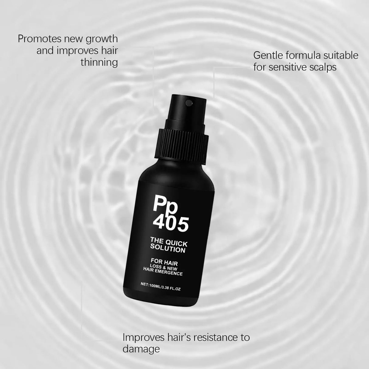 Polygonum Multiflorum Hair Care Spray Biotin Nourishes Scalp Strengthens Hair Roots Smoothing Hair Care Essence Conditioner
