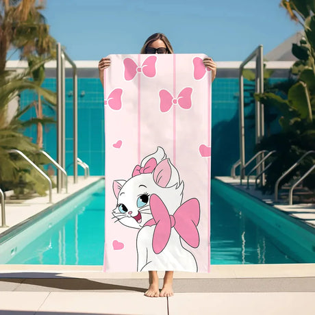 Gym Towel M-Marie Cat Spa For Home Large Bath Towels Bathroom Sauna Personal Care Accessories Quick Drying Beach Set Turban Hair