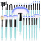 32Pc Makeup Brush Set Cosmetic Tools for Powder Eye Shadow Foundation Blush Blending Beauty Makeup Brush Kit for Makeup Starters
