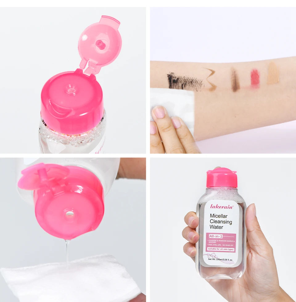 100ml Garnier Micellar Water Hydrating Facial Cleanser Deep  Makeup Remover Cleaning Water Refresh Hydrate Cleansing Skin