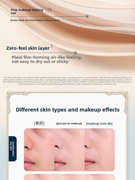Flower Knows Makeup Base Garden Air Cushion Foundation CC Cream Skin Friendly Concealer Makeup Moisturizing Natural Coverage