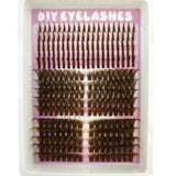 AMSDCN  40P-120Pnaturally 240 clusters  Spikes Brown eyelash clustersfaux cils eyelash extensions Wispy Lashes