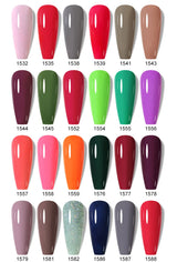 Clou Beaute Gel Color Hema TPO Free 15ml Gel Nail Varnish Soak Off UV Gel Polish Nail Art Manicure Lacquer Nail Art Jelly Gel