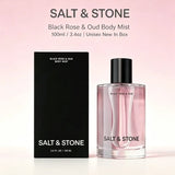 Salt & Stone Black Rose & Oud Body Mist 100ml 3.4oz Unisex Perfume Spray New In Box Fragrance