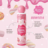 Sugar Gourmand Perfume Body Spray Fresh Sweet Chocolate Cream Candy Cherry Scent Long-lasting Fragrance Body Spray