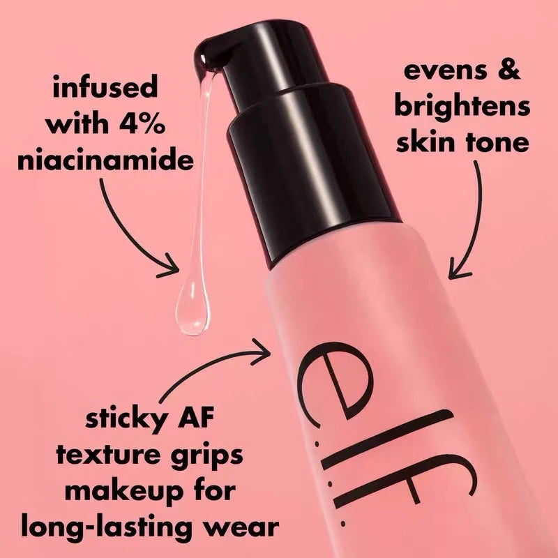 Elf Power Grip Primer Gel-based Moisturizing Facial Base Cream Face Improve Makeup Texture Lip Balm Setting Spray Foundation