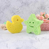 Children's Bath Sponge Sponges Body Wash Bathing Cute Frosted Wood Pulp Baby Shower Wood Pulp Cellulose Scrubber for Tools Bath
