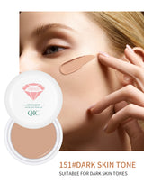 QIC Waterproof & Sweatproof Concealer Cream - Tattoo coverage, Long-Lasting Foundation, Natural,Full coverage, All Skin Types
